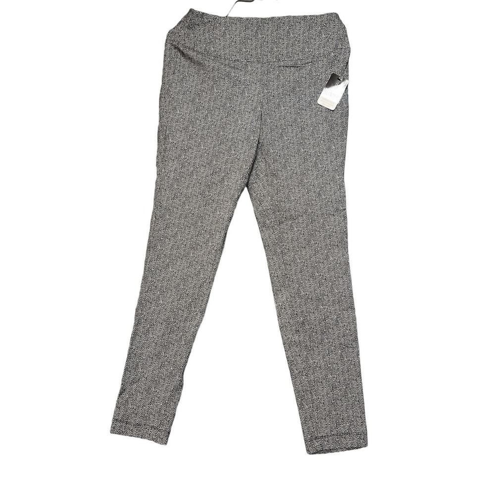 New Washington Pull On Skinny Pants Secretly Slender Black And White Print 6